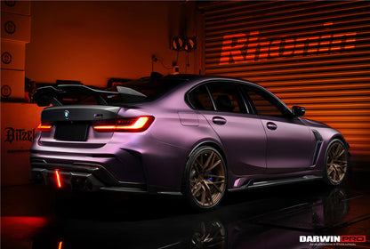 Parachoques delantero, guardabarros delantero y faldones laterales DarwinPRO para BMW M3 G80 G81 BKSSII 2021-UP