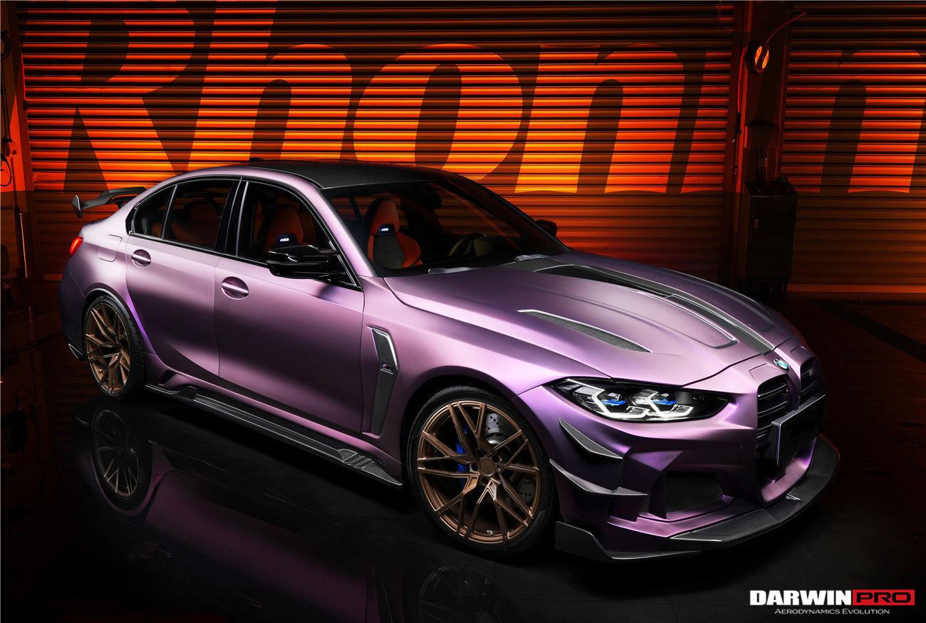 Parachoques delantero, guardabarros delantero y faldones laterales DarwinPRO para BMW M3 G80 G81 BKSSII 2021-UP