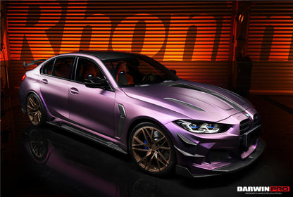 Parachoques delantero, guardabarros delantero y faldones laterales DarwinPRO para BMW M3 G80 G81 BKSSII 2021-UP