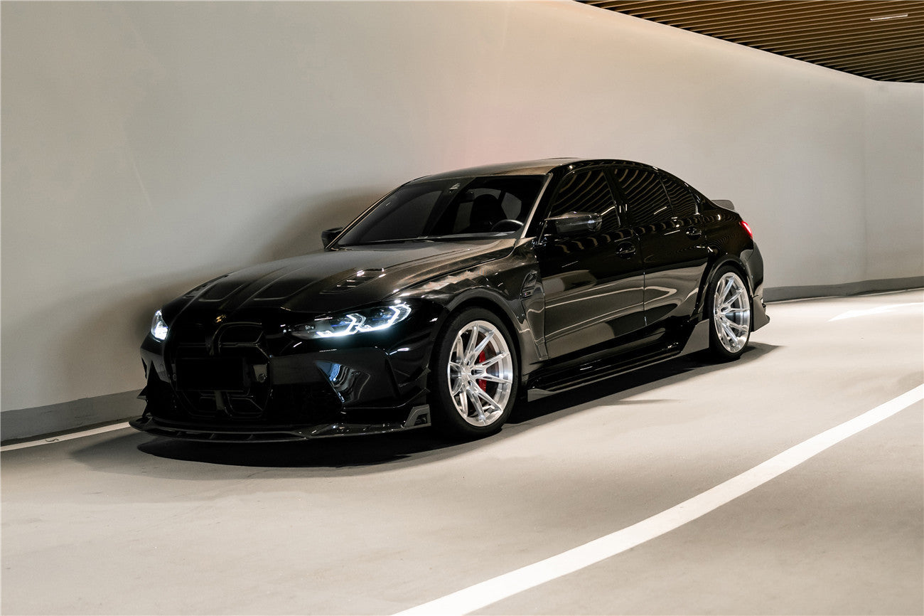 DarwinPRO 2021-UP BMW M3 G80 BKSS Style Carbon Fiber Side Skirts