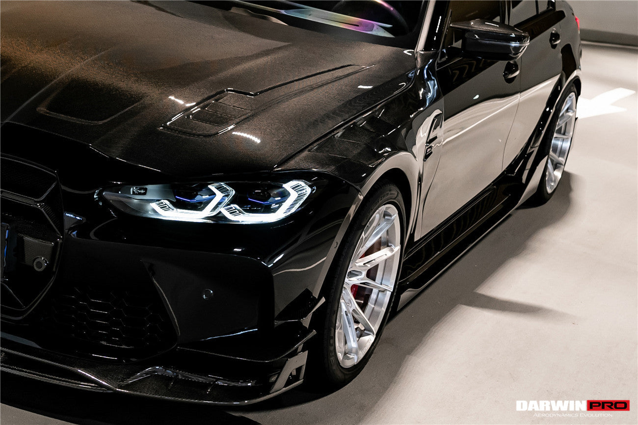 DarwinPRO 2021-UP BMW M3 G80 BKSS Style Carbon Fiber Side Skirts