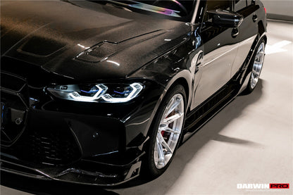 DarwinPRO 2021-UP BMW M3 G80 BKSS Style Carbon Fiber Side Skirts