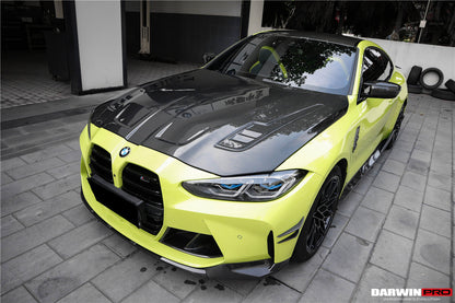 Capó de fibra de carbono DarwinPRO para BMW M3, G80, G81, M4, G82 y G83 estilo BKSSII (2021 en adelante)