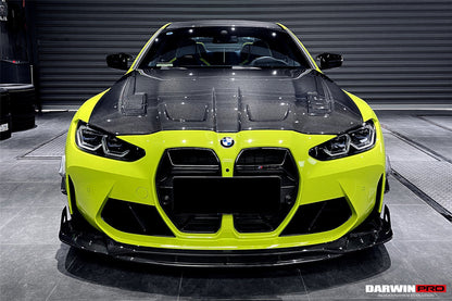 Capó de fibra de carbono DarwinPRO para BMW M3, G80, G81, M4, G82 y G83 estilo BKSSII (2021 en adelante)