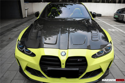 Capó de fibra de carbono DarwinPRO para BMW M3, G80, G81, M4, G82 y G83 estilo BKSSII (2021 en adelante)