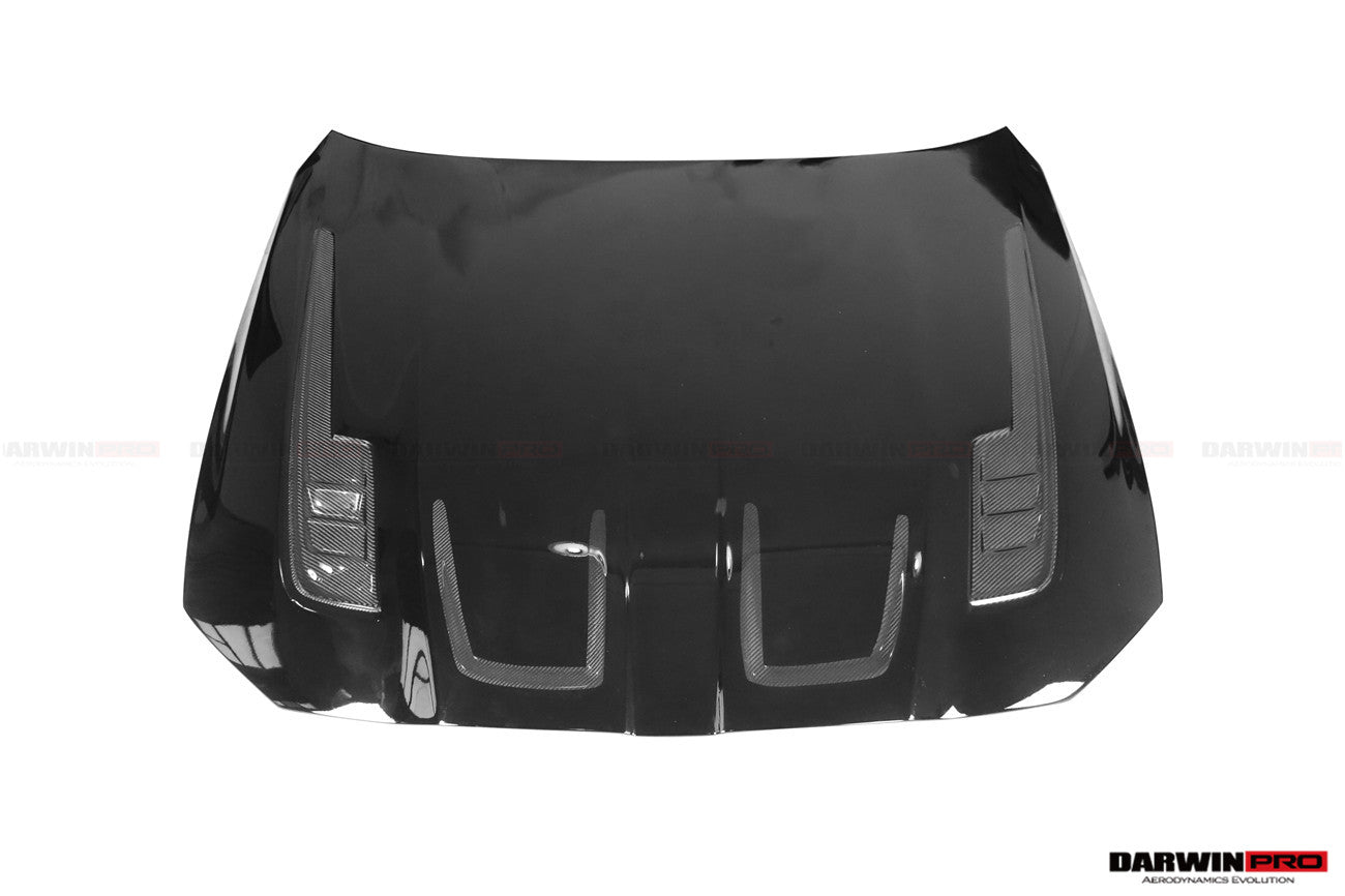 Capó de fibra de carbono DarwinPRO para BMW M3, G80, G81, M4, G82 y G83 estilo BKSSII (2021 en adelante)