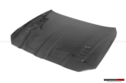 Capó de fibra de carbono DarwinPRO para BMW M3, G80, G81, M4, G82 y G83 estilo BKSSII (2021 en adelante)