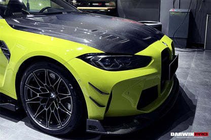 Capó de fibra de carbono DarwinPRO para BMW M3, G80, G81, M4, G82 y G83 estilo BKSSII (2021 en adelante)