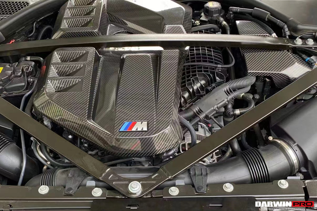 DarwinPRO 2021-UP BMW M3 G80 M4 G82 G83 DRY Carbon Fiber Engine Cover