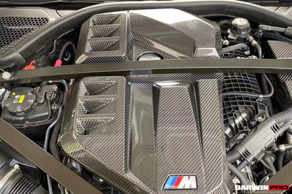 DarwinPRO 2021-UP BMW M3 G80 M4 G82 G83 DRY Carbon Fiber Engine Cover