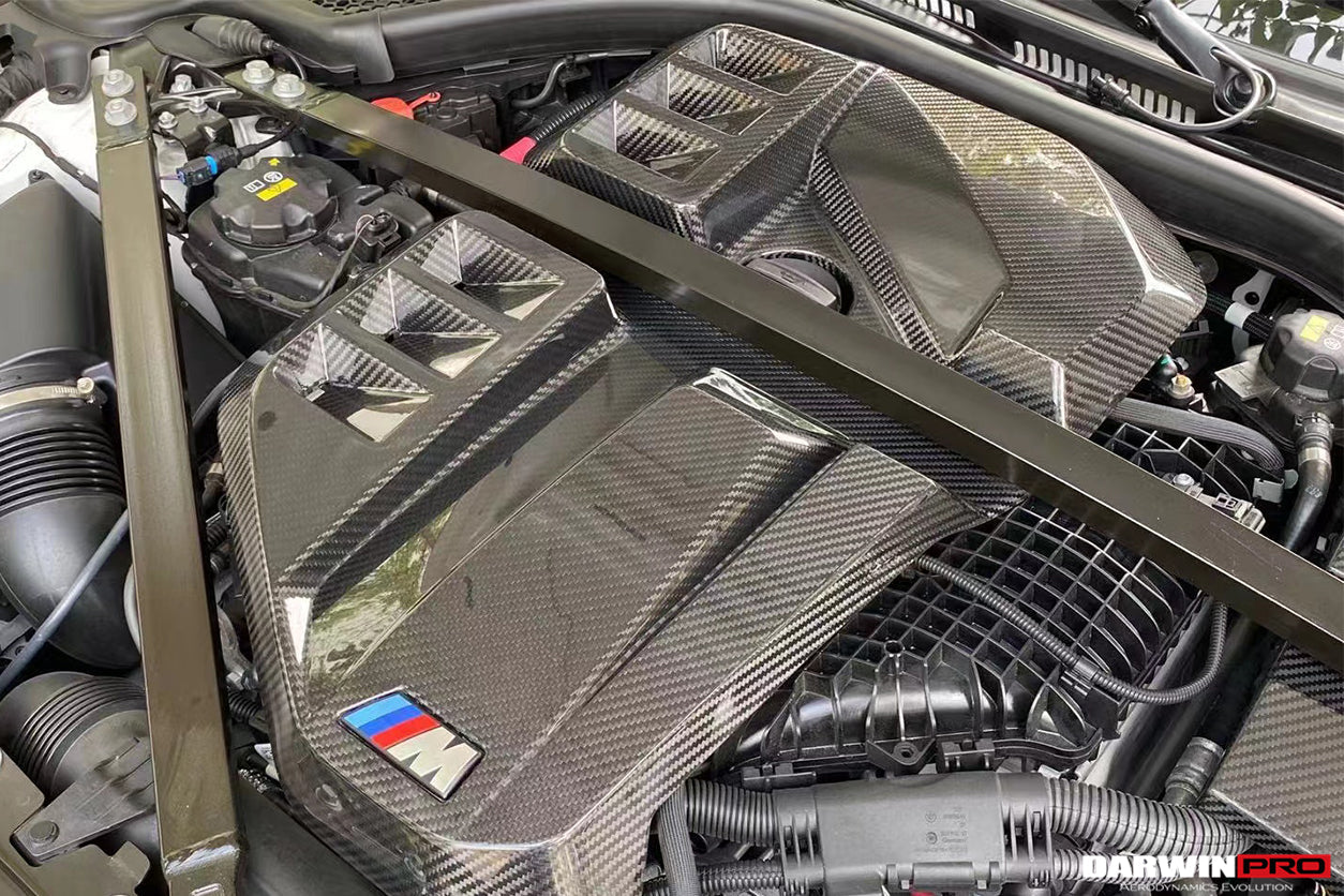 DarwinPRO 2021-UP BMW M3 G80 M4 G82 G83 DRY Carbon Fiber Engine Cover
