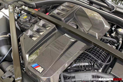 DarwinPRO 2021-UP BMW M3 G80 M4 G82 G83 DRY Carbon Fiber Engine Cover