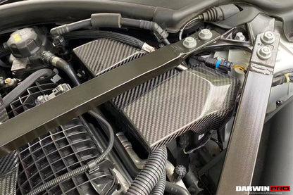 Cubierta de fusibles de fibra de carbono seca DarwinPRO para BMW M3, G80, M4, G82 y G83 (2021 en adelante)