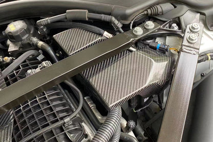 Cubierta de fusibles de fibra de carbono seca DarwinPRO para BMW M3, G80, M4, G82 y G83 (2021 en adelante)