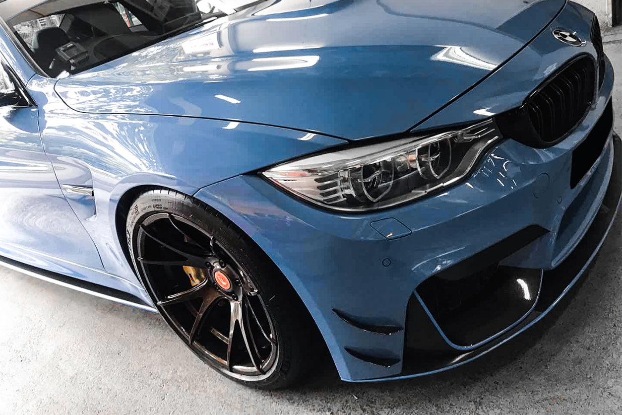 Canards de fibra de carbono estilo DarwinPRO BKSS | BMW M3 M4 2014-2020