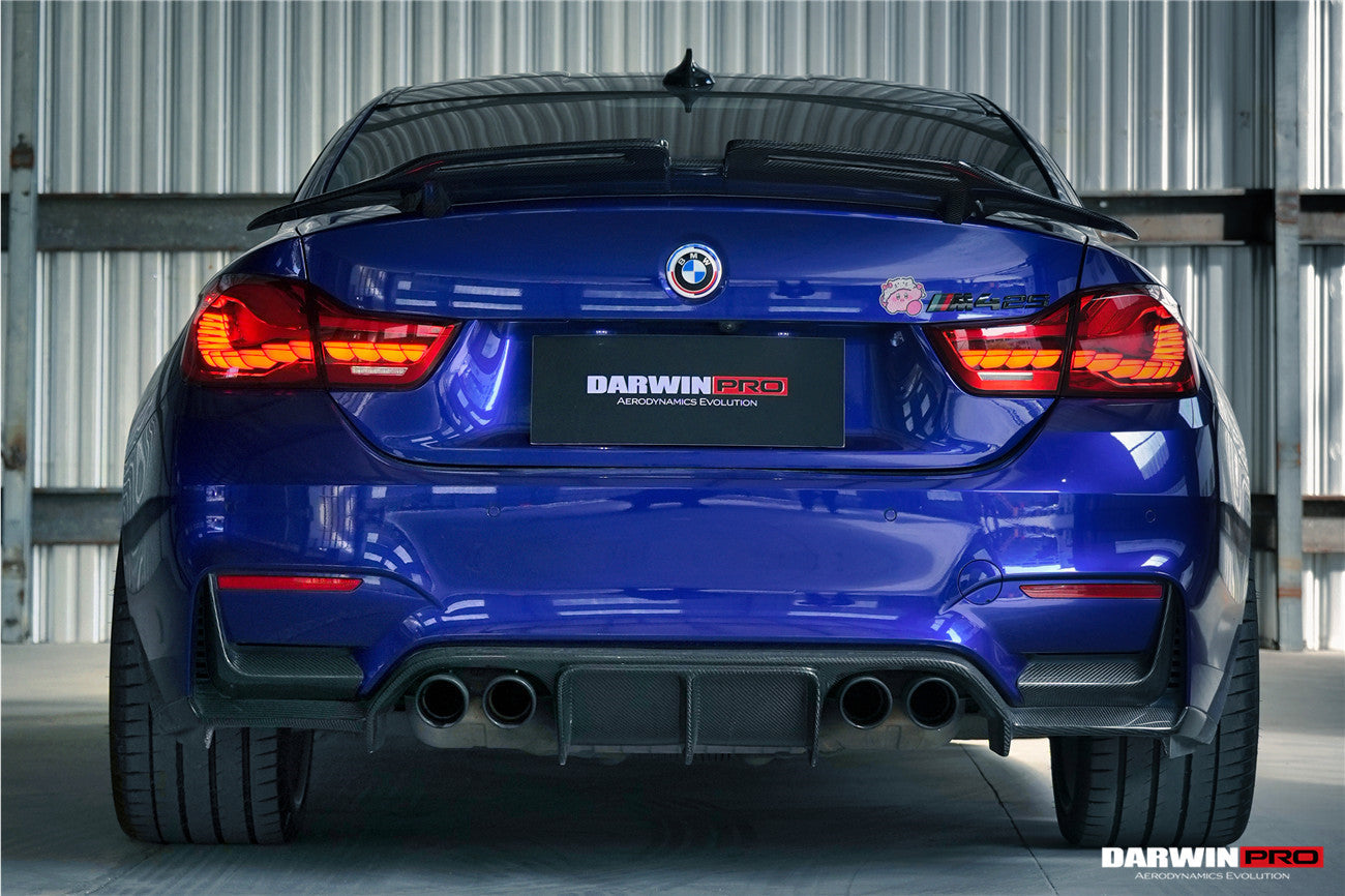DarwinPRO 2014-2020 BMW M4 F82 Coupe BKSS Style Carbon Fiber Trunk Spoiler Wing