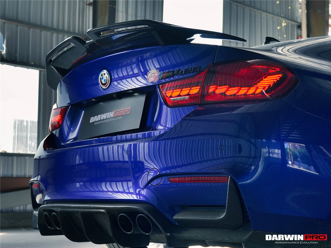 DarwinPRO 2014-2020 BMW M4 F82 Coupe BKSS Style Carbon Fiber Trunk Spoiler Wing