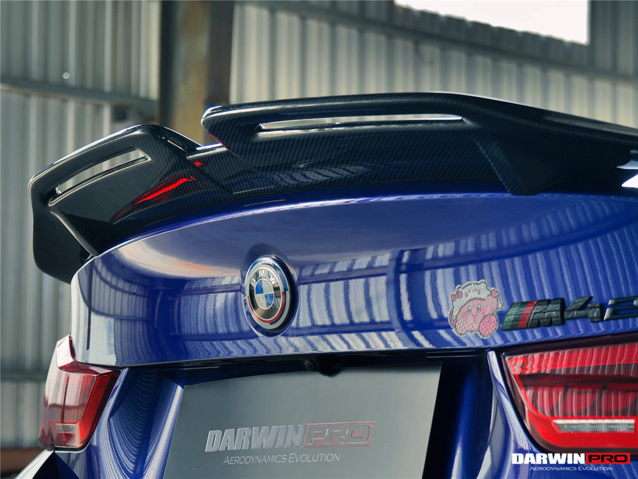DarwinPRO 2014-2020 BMW M4 F82 Coupe BKSS Style Carbon Fiber Trunk Spoiler Wing