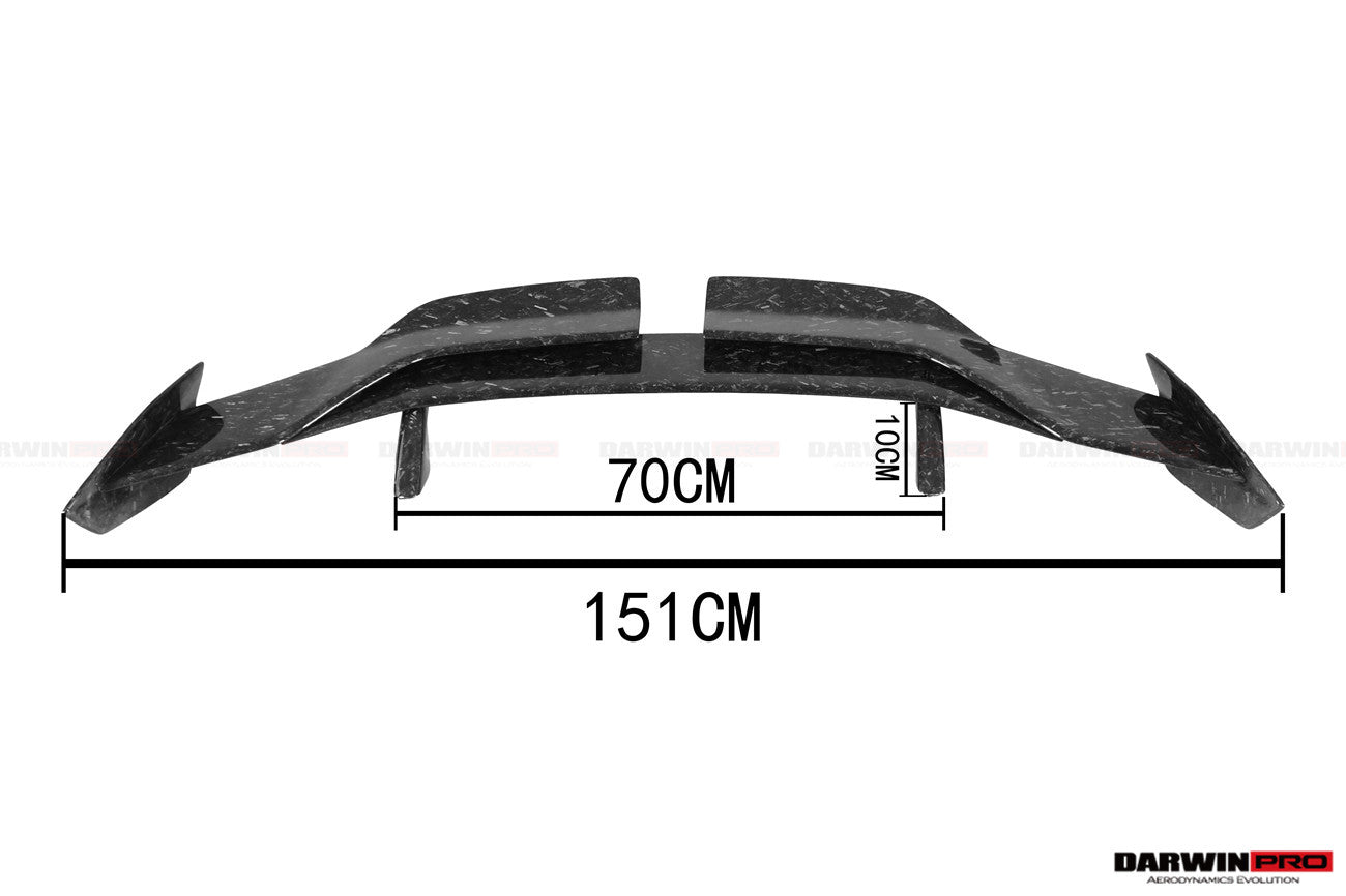 DarwinPRO 2021-UP BMW M4 G82 4 Series G22 BKSSII Style Carbon Fiber Trunk Spoiler