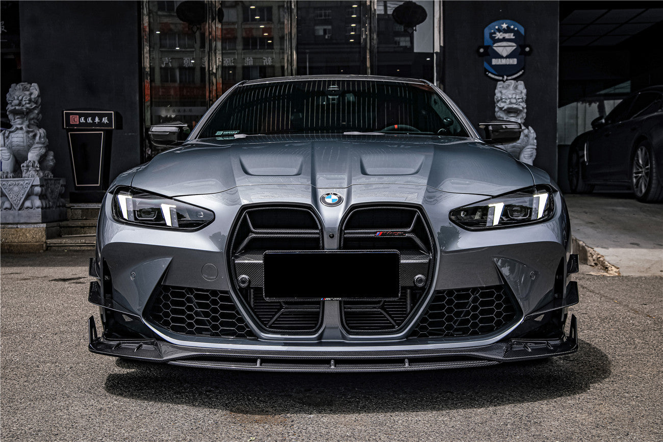 DarwinPRO 2021-UP BMW M3 G80 M4 G82 G83 BKSS Style Carbon Fiber Front Lip