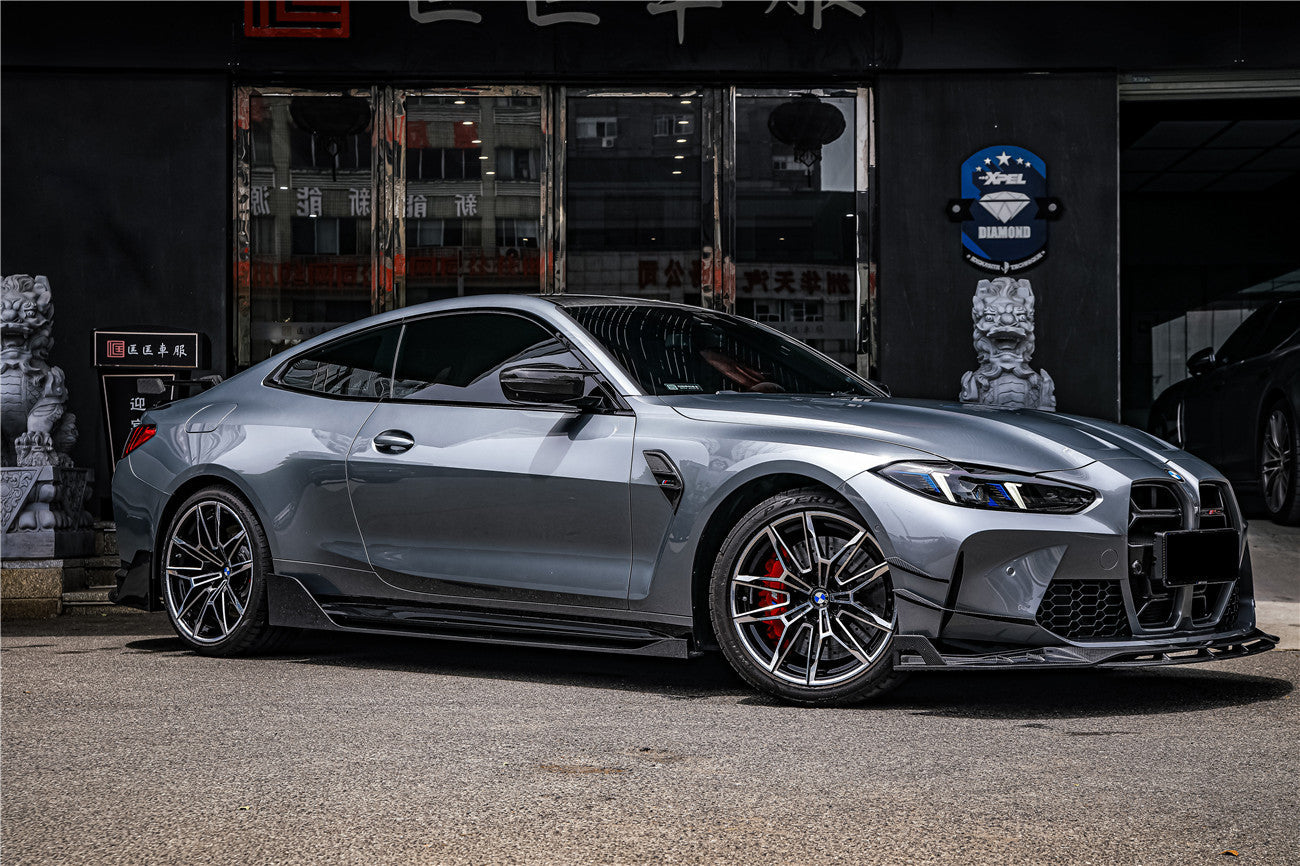 DarwinPRO BKSS Style Carbon Fiber Side Skirts | 2021-UP BMW M4 G82 G83