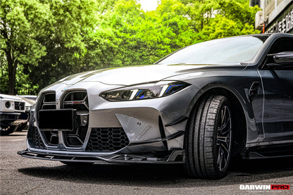 DarwinPRO 2021-UP BMW M3 G80 M4 G82 G83 BKSS Style Carbon Fiber Front Lip