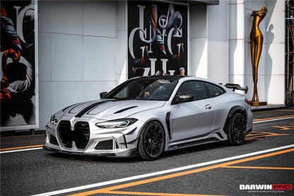 Parachoques delantero, guardabarros delantero y faldones laterales estilo DarwinPRO BKSSII | BMW M4 G82 G83 (2021 en adelante)