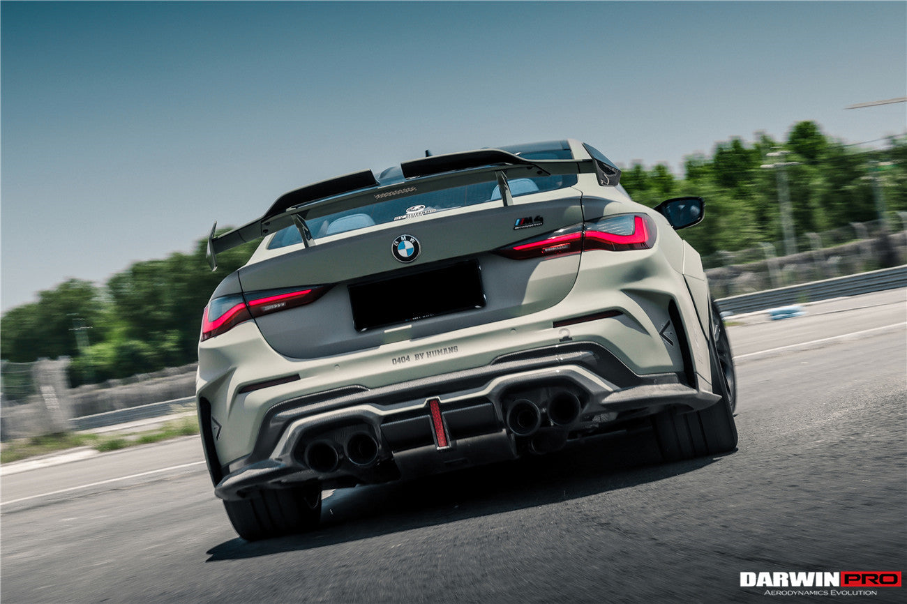 DarwinPRO BKSSII Style Rear Bumper with LED Light | 2021-2026 BMW M4 G82 G83