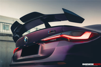 DarwinPRO 2021-UP BMW M4 G82 4 Series G22 BKSSII Style Carbon Fiber Trunk Spoiler