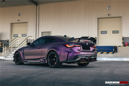 DarwinPRO 2021-UP BMW M4 G82 4 Series G22 BKSSII Style Carbon Fiber Trunk Spoiler