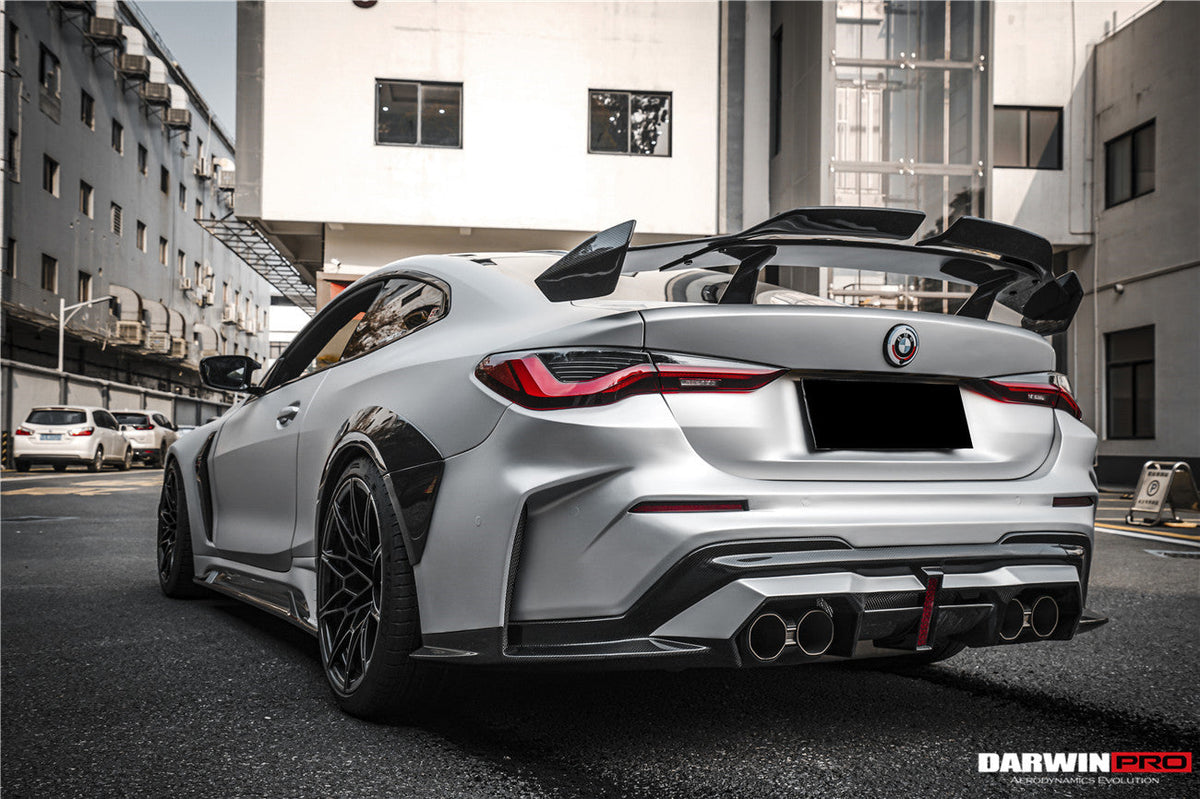 DarwinPRO BKSSII Style Rear Bumper with LED Light | 2021-2026 BMW M4 G82 G83