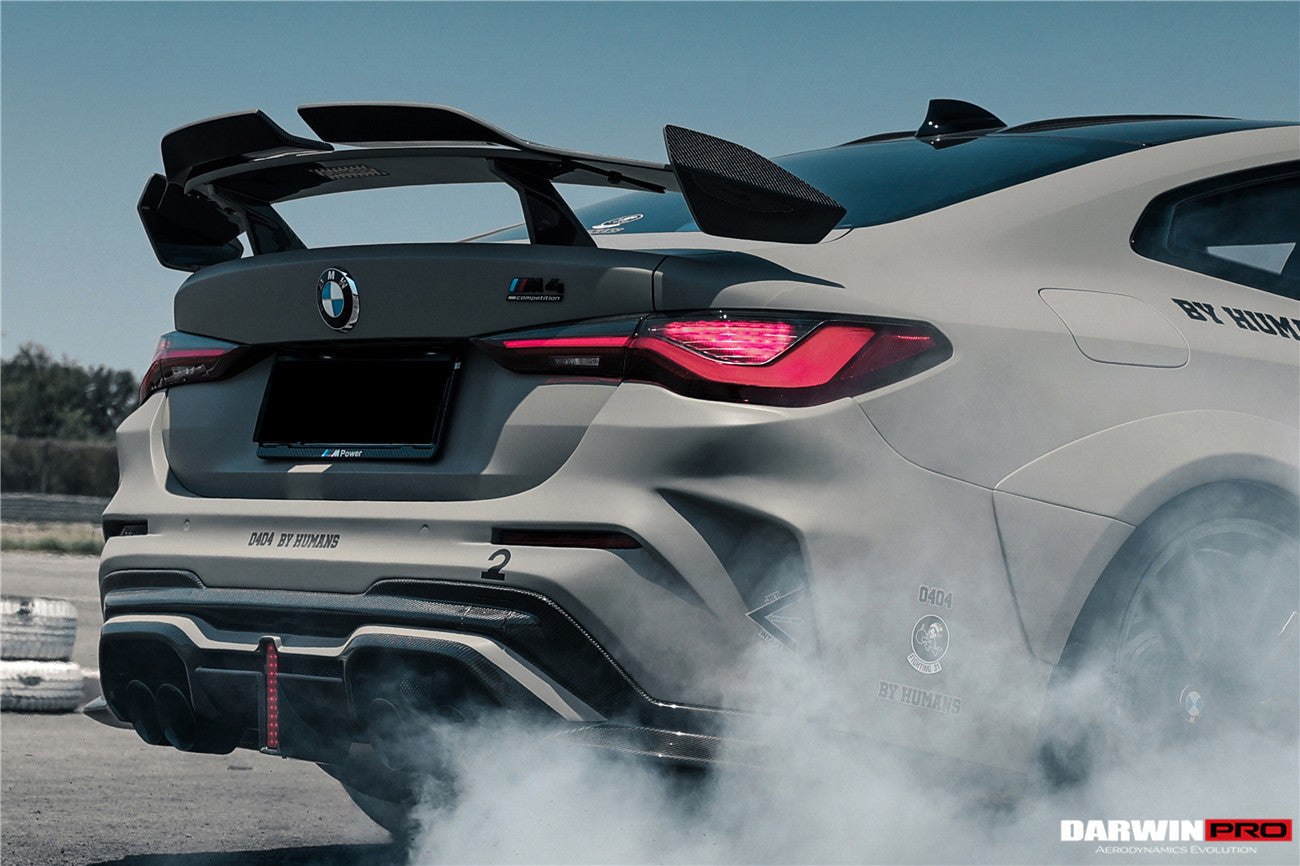DarwinPRO BKSSII Style Rear Bumper with LED Light | 2021-2026 BMW M4 G82 G83