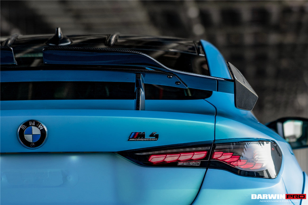 DarwinPRO 2021-UP BMW M4 G82 4 Series G22 BKSSII Style Carbon Fiber Trunk Spoiler