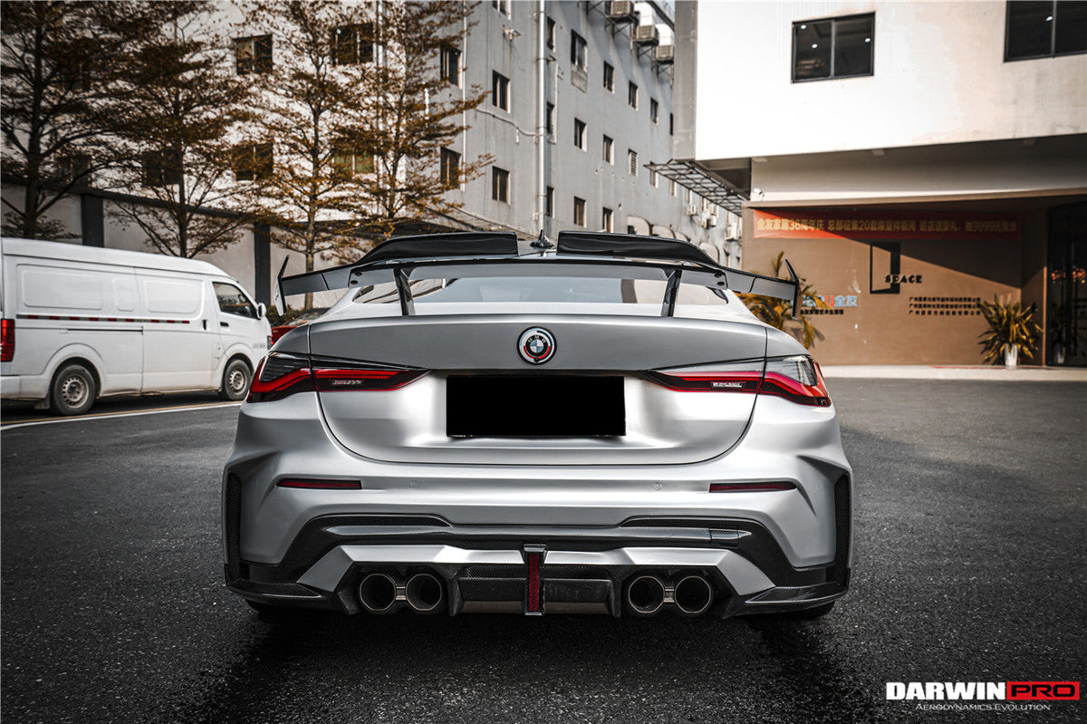 DarwinPRO BKSSII Style Rear Bumper with LED Light | 2021-2026 BMW M4 G82 G83
