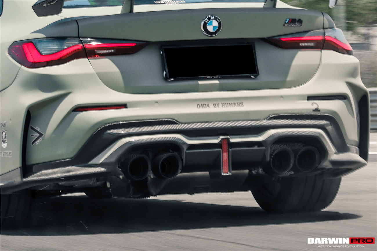 DarwinPRO BKSSII Style Rear Bumper with LED Light | 2021-2026 BMW M4 G82 G83