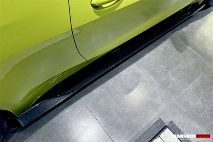 DarwinPRO BKSS Style Carbon Fiber Side Skirts | 2021-UP BMW M4 G82 G83