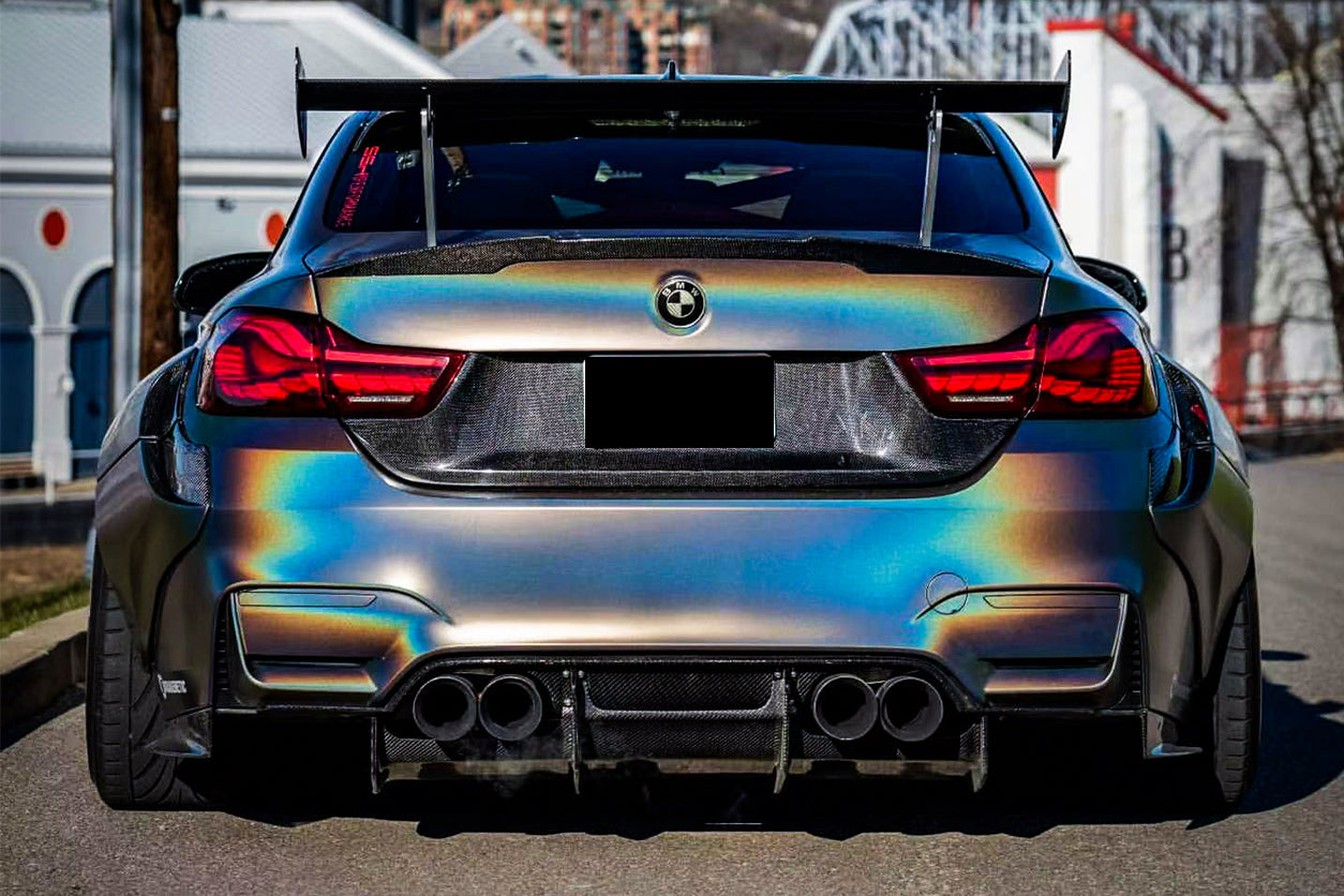DarwinPRO 2014-2023 BMW M4 GTS2 Style Carbon Fiber Trunk Spoiler