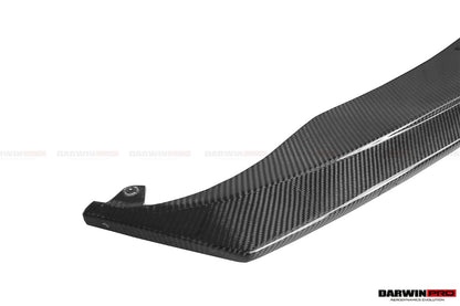 DarwinPRO 2013-2019 Corvette C7 Z51 Z06 Grandsport Carbon Fiber Satge3 Style Front Lip with Satge2 Winglets