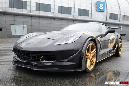 Alerones delanteros de fibra de carbono DarwinPRO para Corvette C7 Z51 Z06 Grandsport 2013-2019