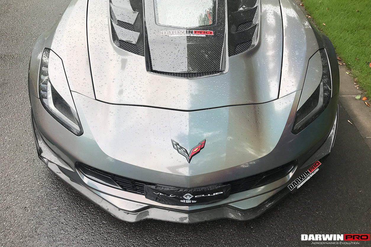 DarwinPRO 2013-2019 Corvette C7 Z51 Z06 Grandsport Carbon Fiber Canards