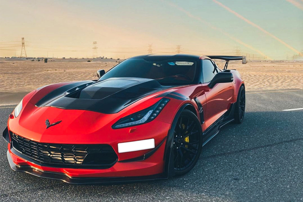 DarwinPRO 2013-2019 Corvette C7 Z51 Z06 Grandsport Carbon Fiber Canards