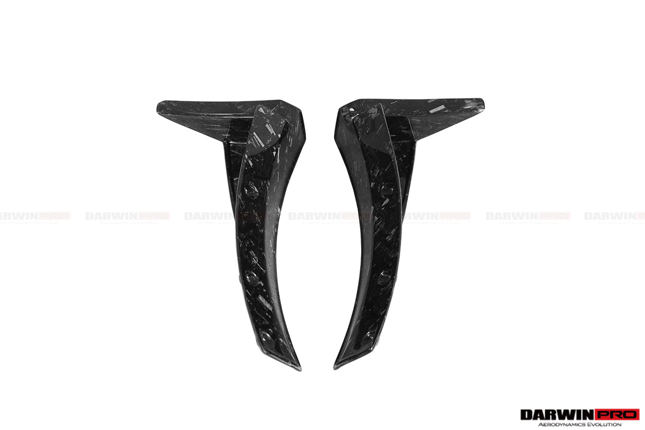 DarwinPRO 2013-2019 Corvette C7 Z51 Z06 Grandsport Carbon Fiber Front Lip with Winglets