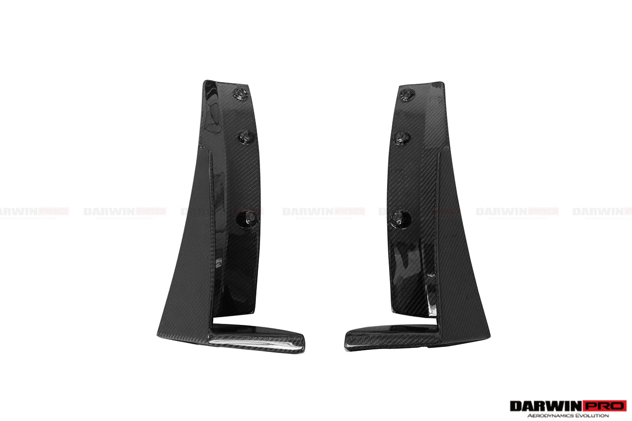 DarwinPRO 2013-2019 Corvette C7 Z51 Z06 Grandsport Carbon Fiber Front Lip with Winglets