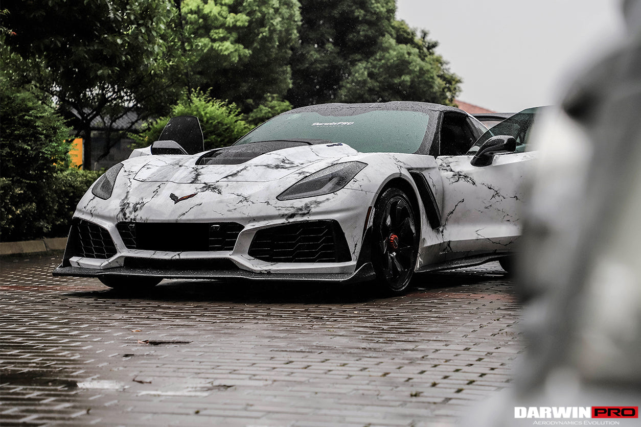 DarwinPRO 2013-2019 Corvette Z06 Grandsport Convert ZR1 Style Front Body Kit