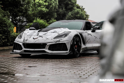 DarwinPRO 2013-2019 Corvette Z06 Grandsport Convert ZR1 Style Front Body Kit