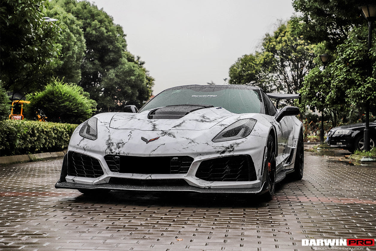 DarwinPRO 2013-2019 Corvette Z06 Grandsport Convert ZR1 Style Front Body Kit