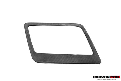 DarwinPRO 2013-2019 Corvette C7 Z06 Grandsport - Embellecedor de panel de cambio de marchas con control manual automático interior de fibra de carbono seco