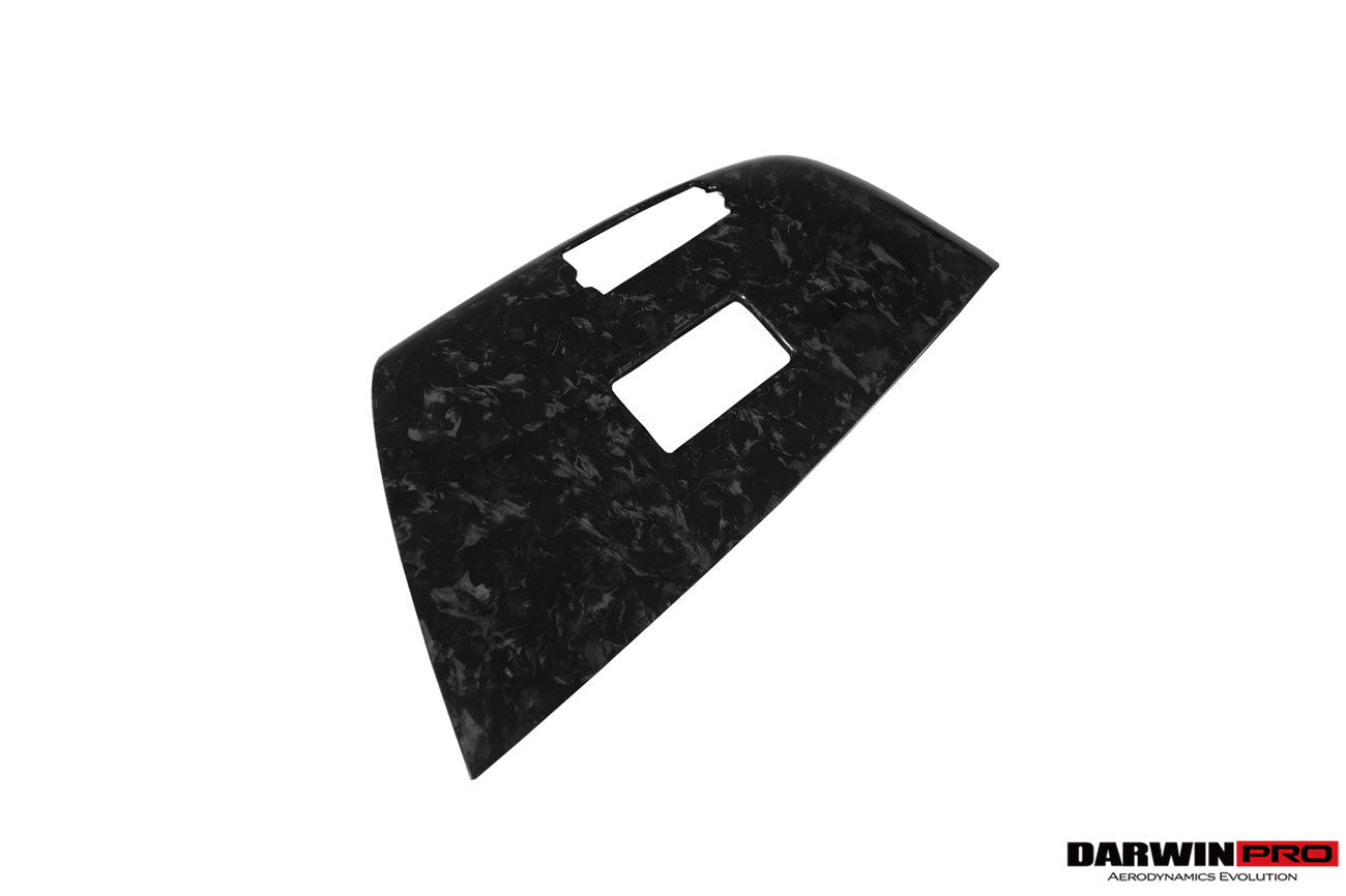 DarwinPRO Dry Carbon Fiber Interior Passenger Window Switch Side Armrest Panel Cover Trim | 2013-2019 Corvette C7 Z06, Grandsport