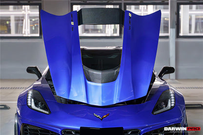 Kit de carrocería completa DarwinPRO para Corvette C7 Z51 Convertible estilo ZR1 (2013-2019)