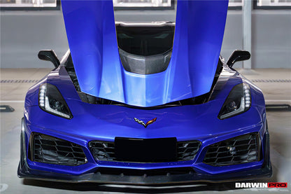 Kit de carrocería completa DarwinPRO para Corvette C7 Z51 Convertible estilo ZR1 (2013-2019)